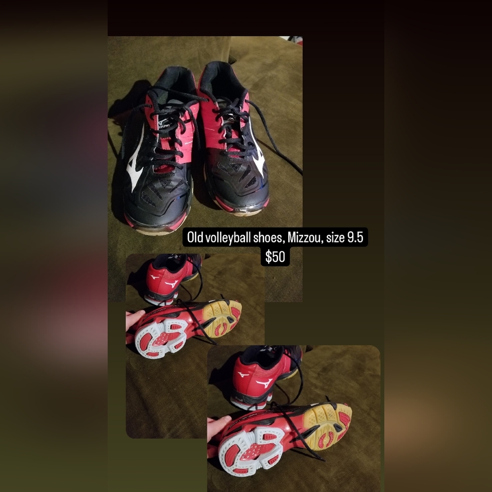 Mizzou volleyball shoes 9.5